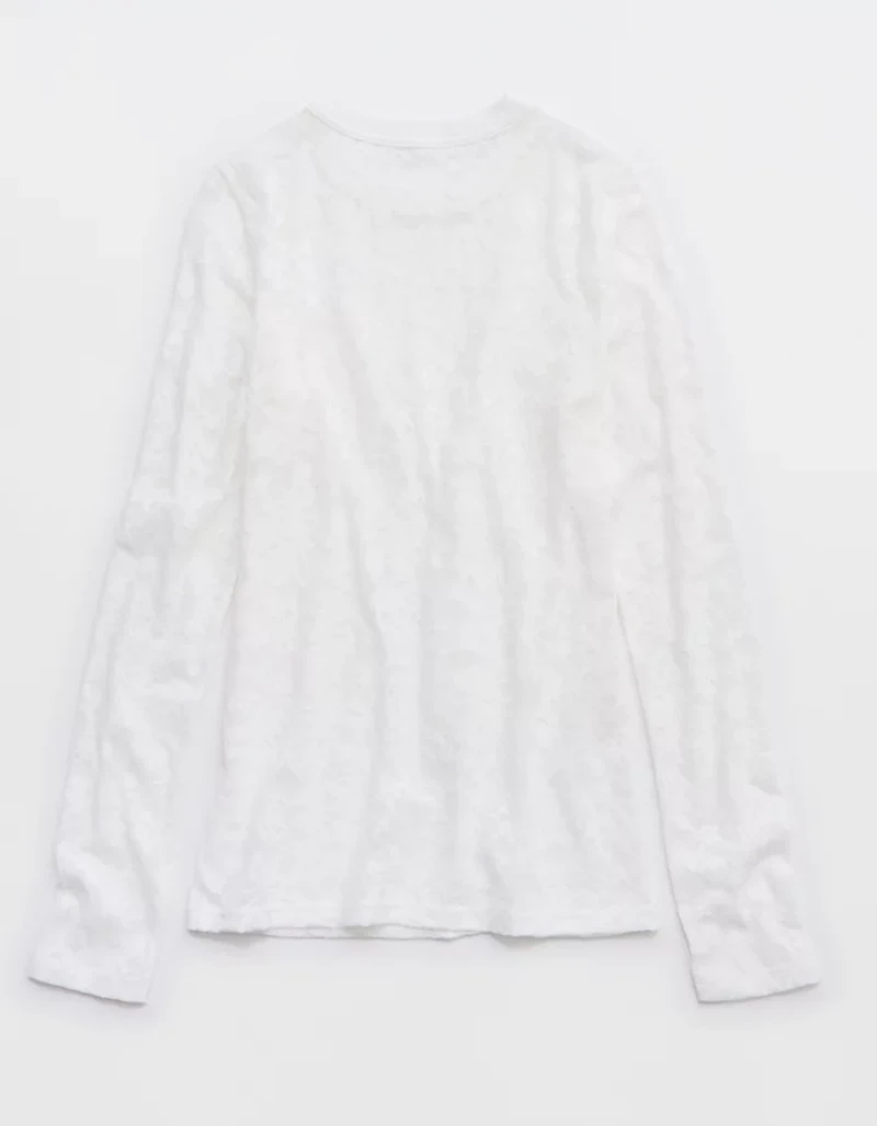 Aerie Essential Lace Layering T-Shirt