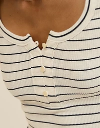 Aerie Essential Henley Layering T-Shirt