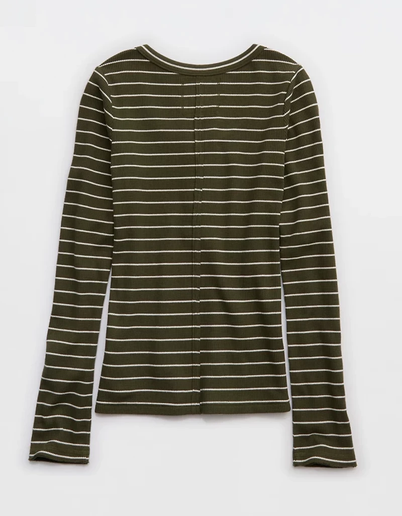 Aerie Essential Henley Layering T-Shirt