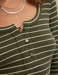 Aerie Essential Henley Layering T-Shirt