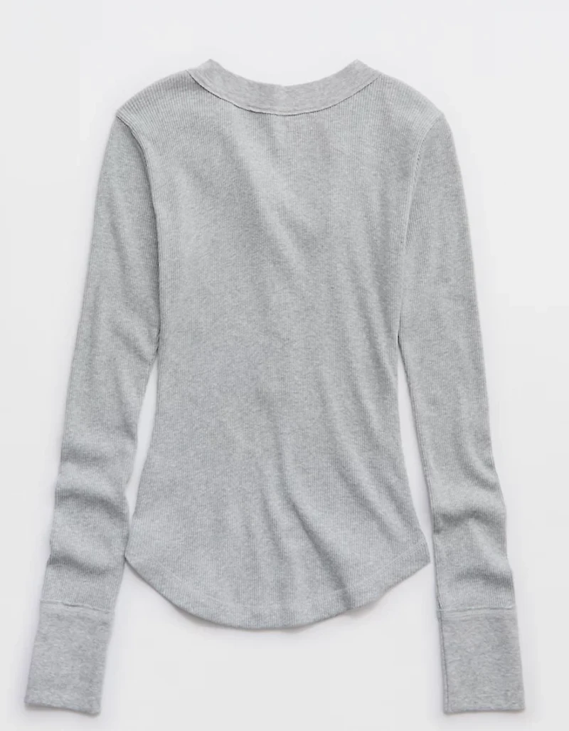 Aerie Henley Essential Layering T-Shirt