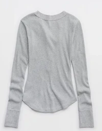 Aerie Henley Essential Layering T-Shirt