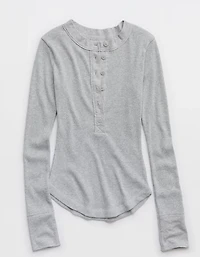 Aerie Henley Essential Layering T-Shirt
