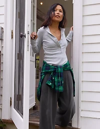 Aerie Henley Essential Layering T-Shirt