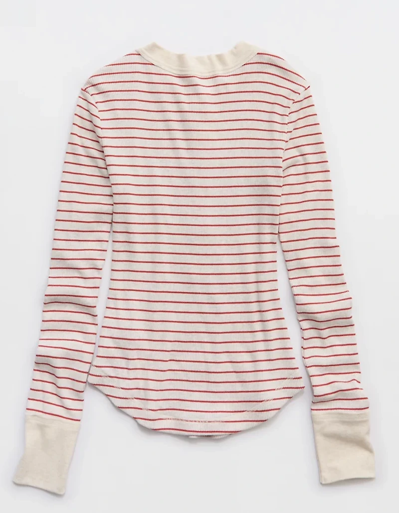 Aerie Henley Essential Layering T-Shirt