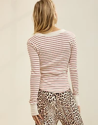 Aerie Henley Essential Layering T-Shirt