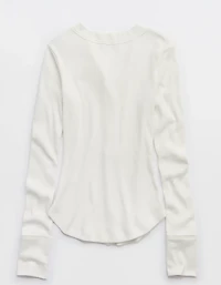 Aerie Henley Essential Layering T-Shirt