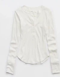 Aerie Henley Essential Layering T-Shirt