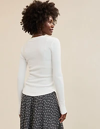 Aerie Henley Essential Layering T-Shirt