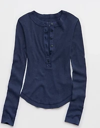 Aerie Henley Essential Layering T-Shirt