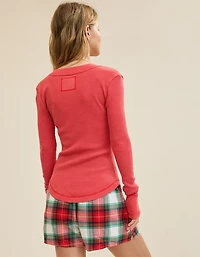 Aerie Henley Essential Layering T-Shirt