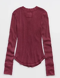 Aerie Henley Essential Layering T-Shirt