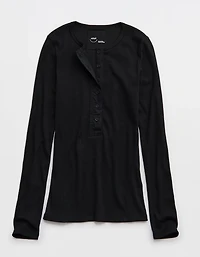 Aerie Essential Henley Layering T-Shirt