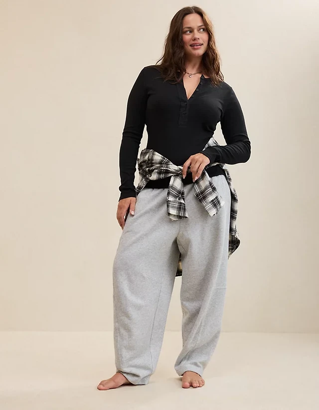 Aerie Essential Henley Layering T-Shirt
