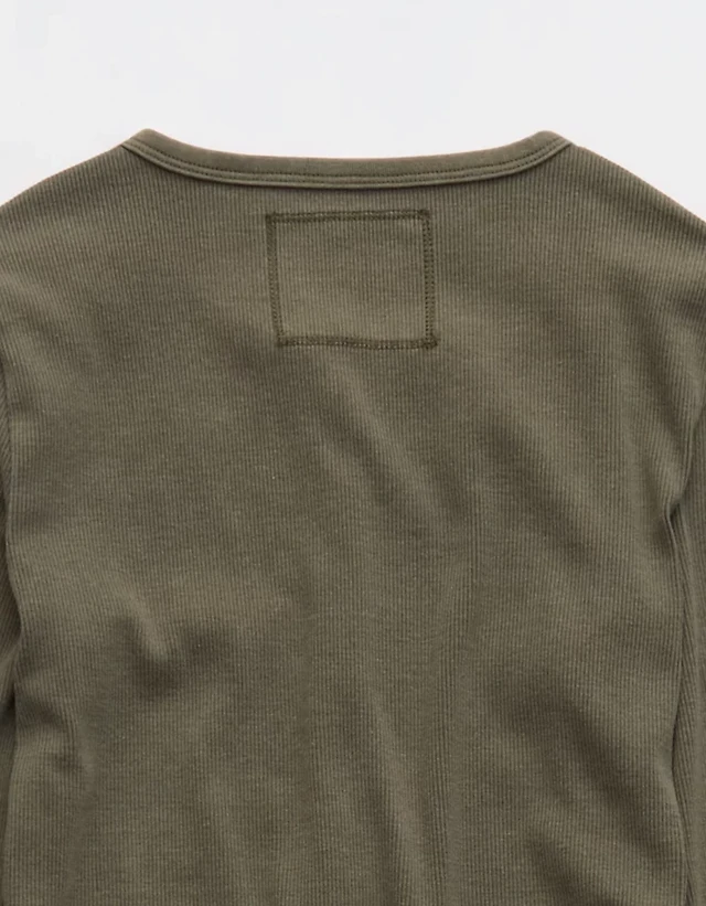 Aerie Essential Henley Layering T-Shirt