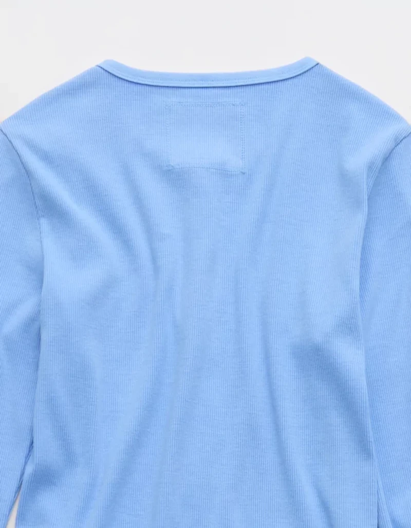 Aerie Essential Henley Layering T-Shirt