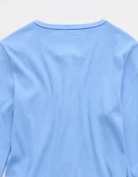 Aerie Essential Henley Layering T-Shirt