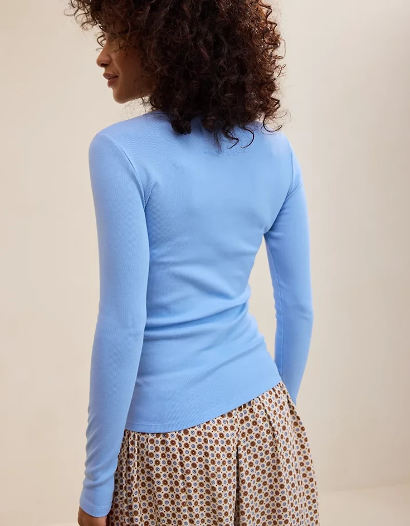Aerie Essential Henley Layering T-Shirt