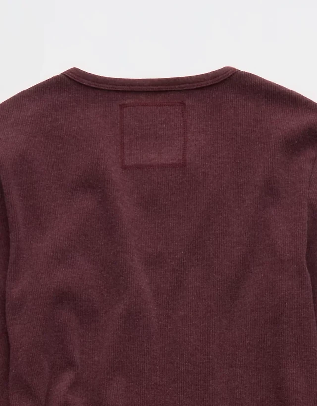 Aerie Essential Henley Layering T-Shirt