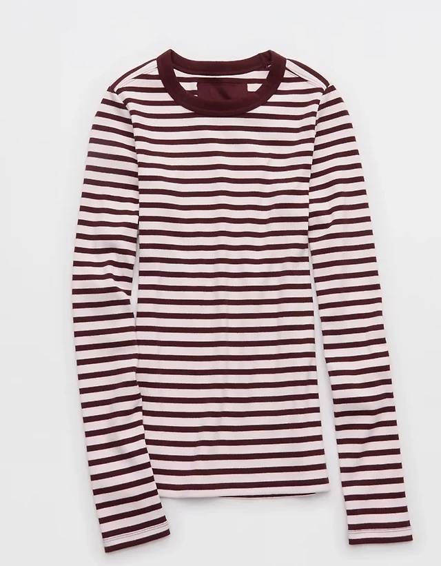 Aerie Essential Crew Layering T-Shirt