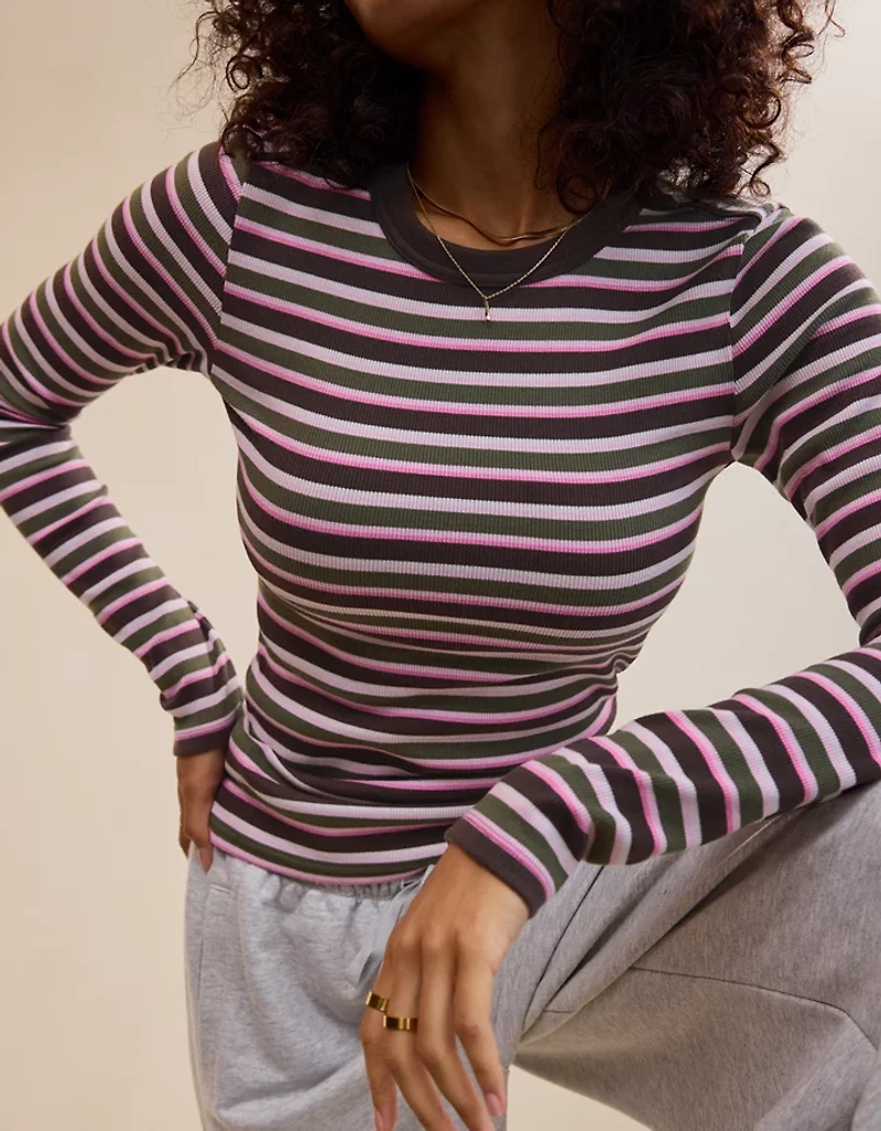 Aerie Essential Crew Layering T-Shirt