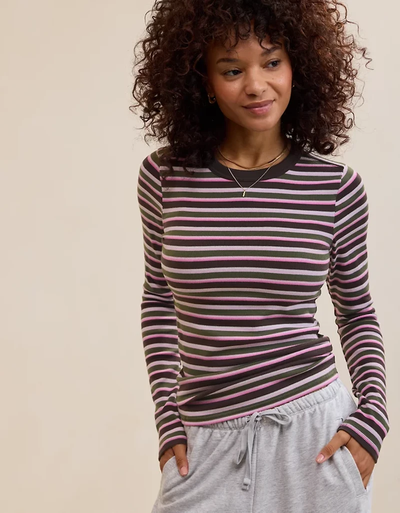 Aerie Essential Crew Layering T-Shirt