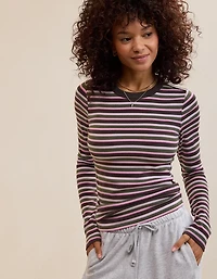 Aerie Essential Crew Layering T-Shirt