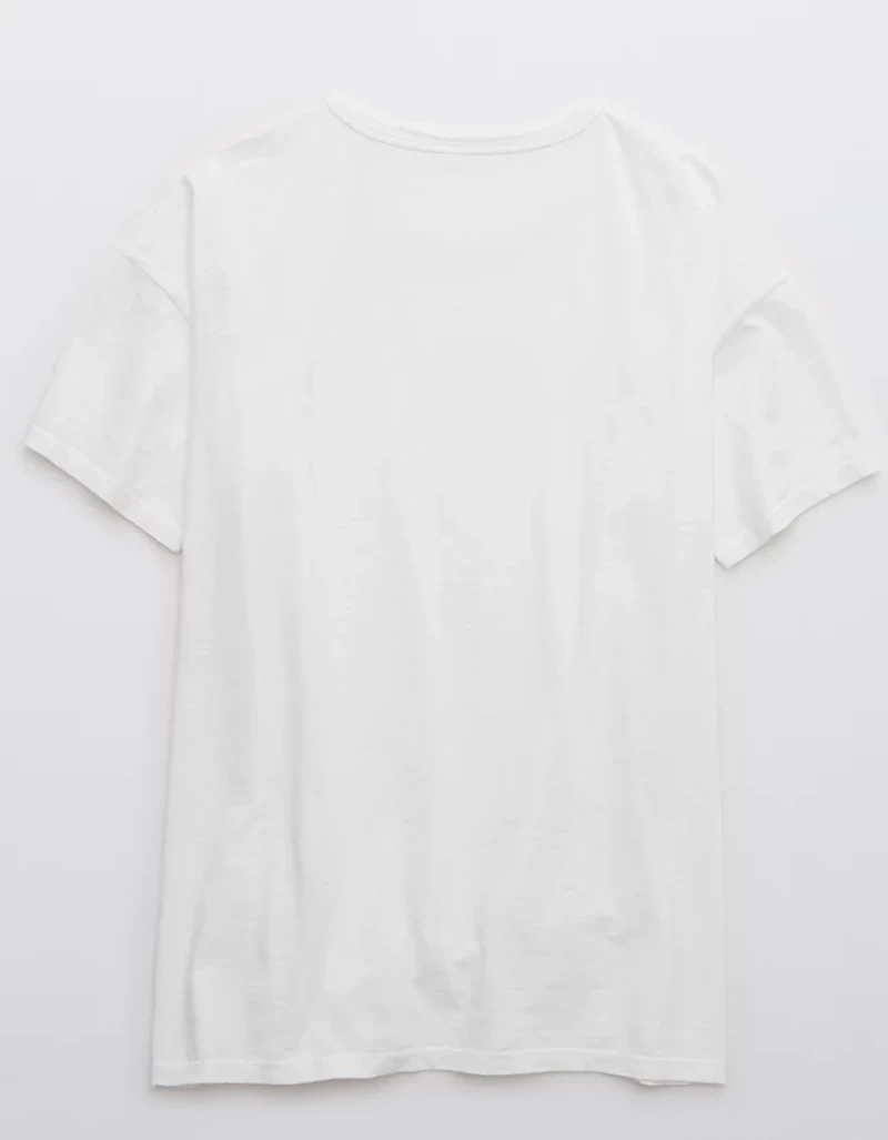 Aerie Distressed Basic Boyfriend T-Shirt