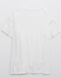 Aerie Distressed Basic Boyfriend T-Shirt