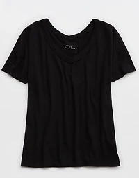 Aerie Oversized V-Neck Boyfriend T-Shirt