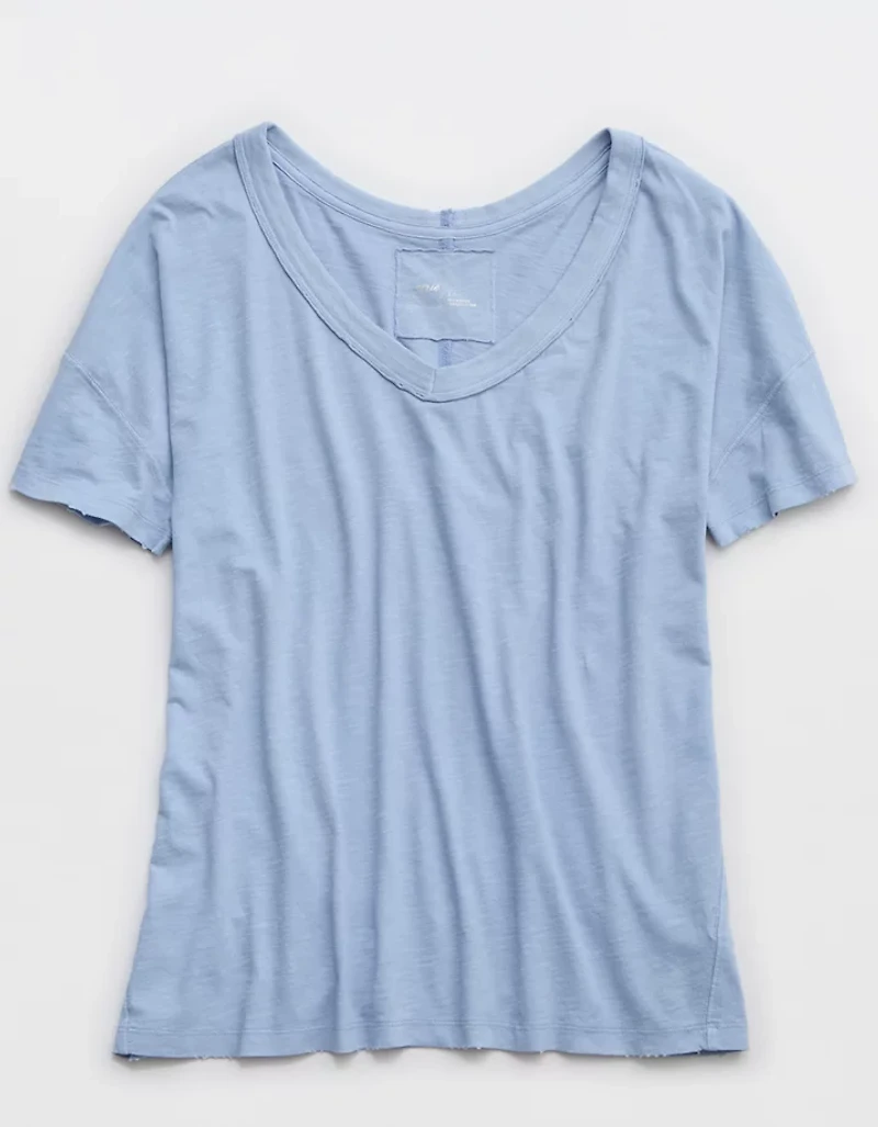 Aerie Oversized V-Neck Boyfriend T-Shirt
