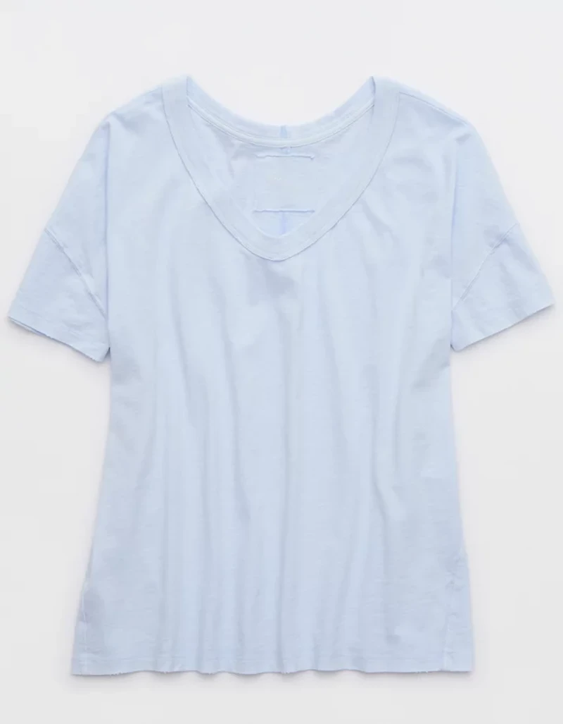 Aerie Oversized V-Neck Boyfriend T-Shirt