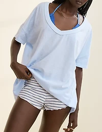 Aerie Oversized V-Neck Boyfriend T-Shirt