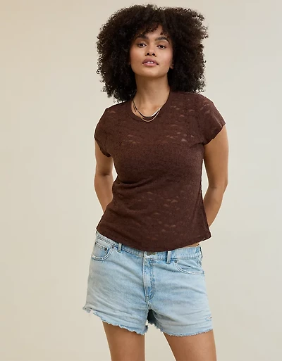 Aerie Lace Vintage T-Shirt