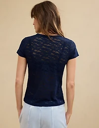 Aerie Lace Vintage T-Shirt