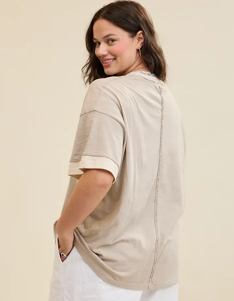 Aerie Crew Oversized Boyfriend T-Shirt