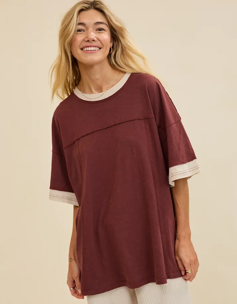 Aerie Crew Oversized Boyfriend T-Shirt
