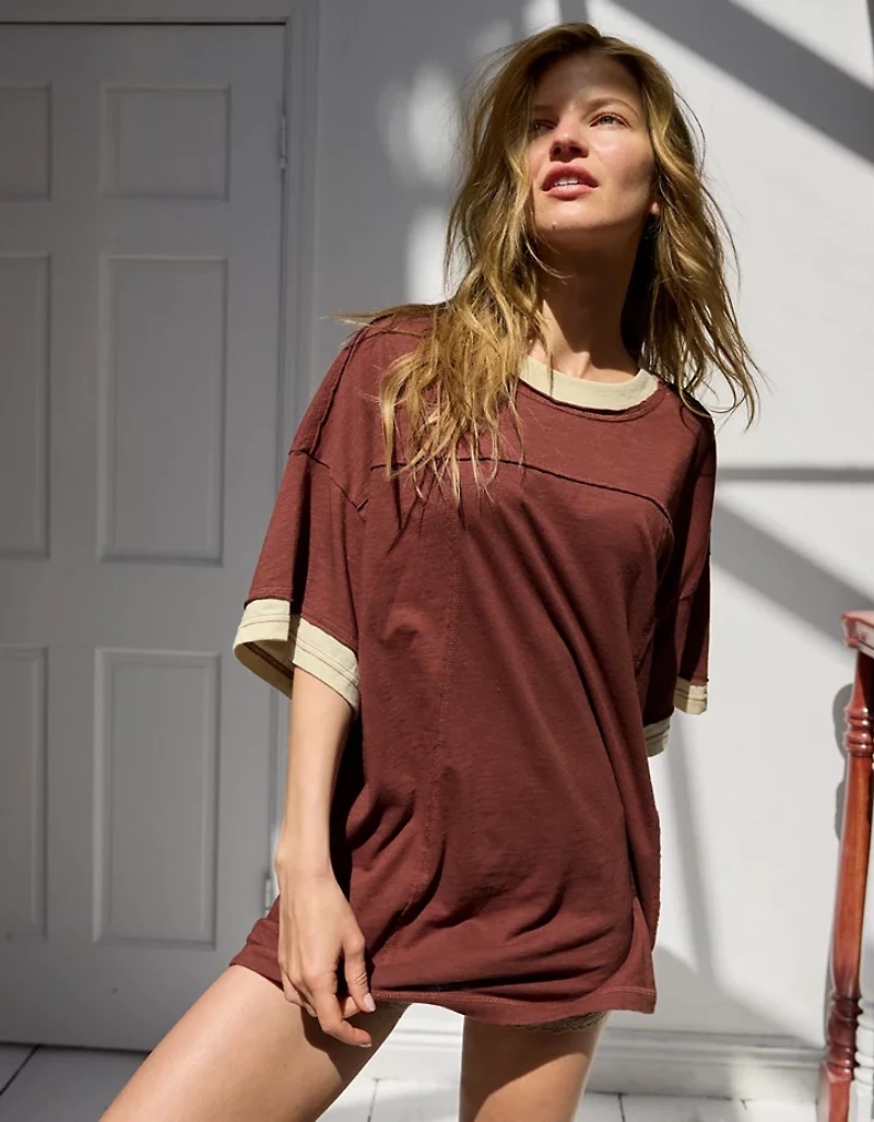 Aerie Crew Oversized Boyfriend T-Shirt