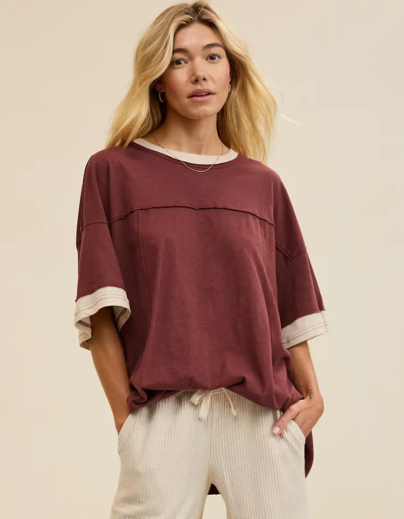 Aerie Crew Oversized Boyfriend T-Shirt