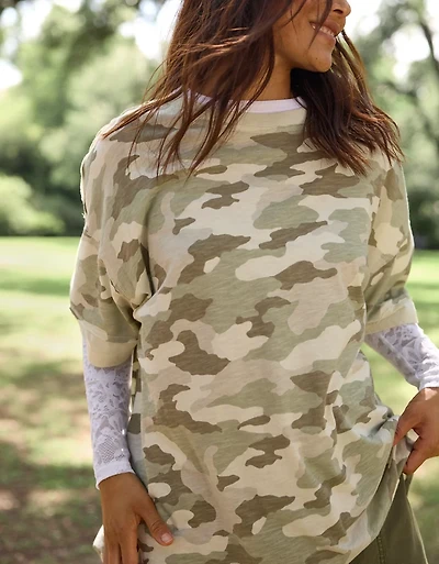Aerie Oversized Crew Boyfriend T-Shirt