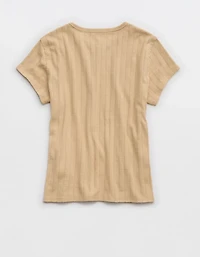 Aerie Pointelle Vintage T-Shirt