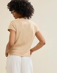 Aerie Pointelle Vintage T-Shirt