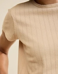 Aerie Pointelle Vintage T-Shirt