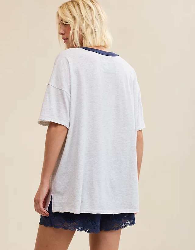 Aerie Oversized Crew Boyfriend T-Shirt