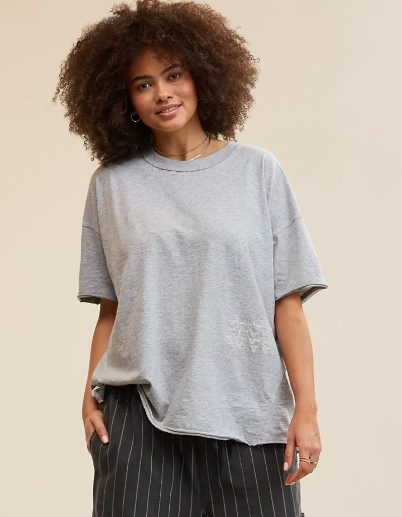 Aerie Oversized Crew Boyfriend T-Shirt