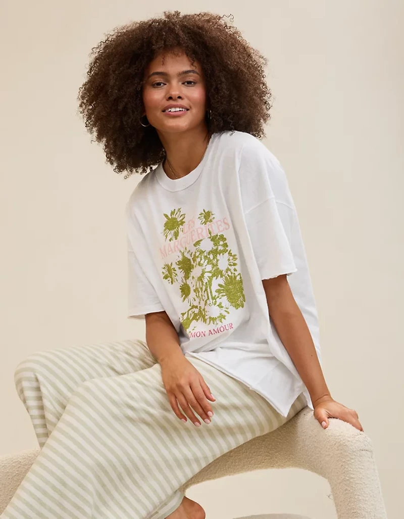 Aerie Oversized Crew Boyfriend T-Shirt