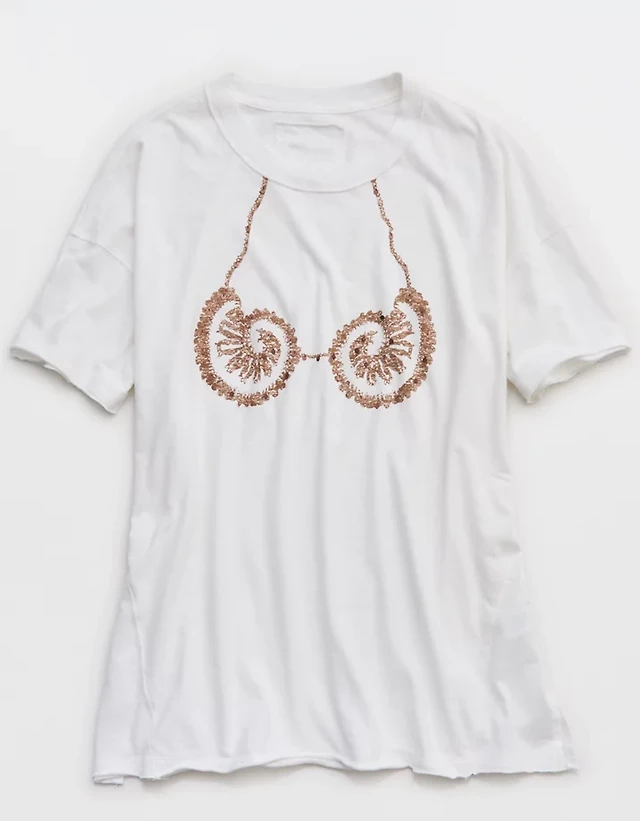 Aerie Oversized Crew Boyfriend T-Shirt
