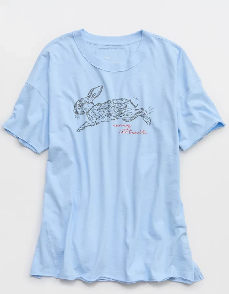 Aerie Oversized Crew Boyfriend T-Shirt