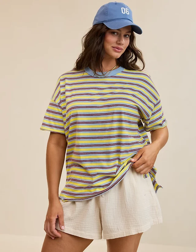 Aerie Oversized Crew Boyfriend T-Shirt