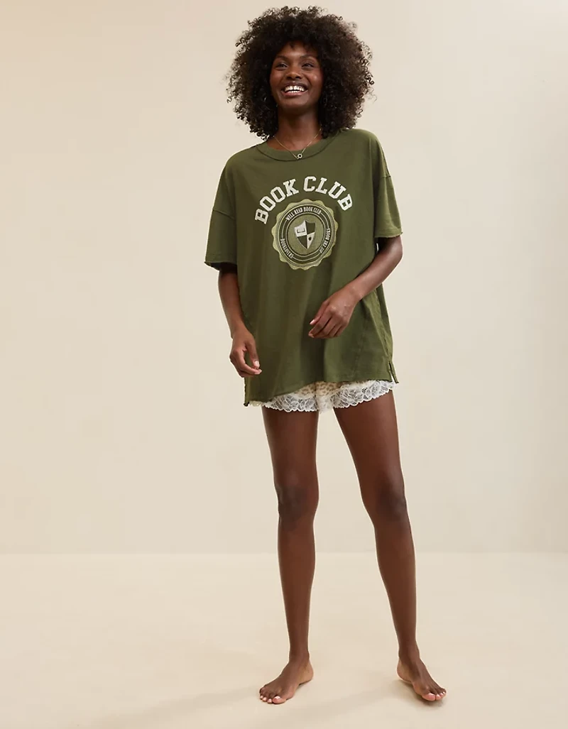 Aerie Oversized Crew Boyfriend T-Shirt